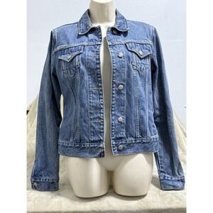 Vintage Zena 1990's Denim Jean Trucker Jacket Medium 90's‎